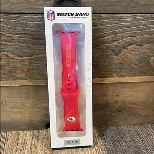 NFL Chiefs Red Apple Watch Band